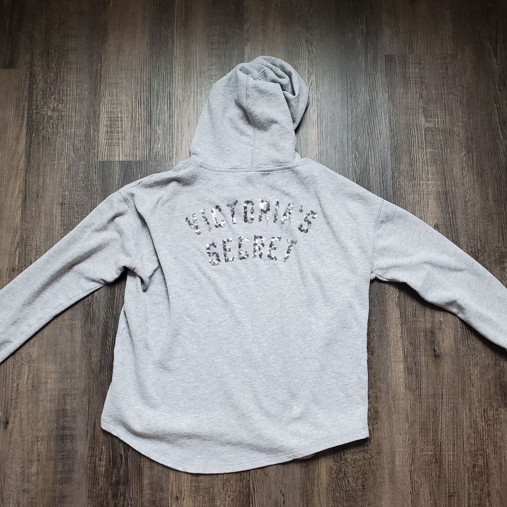 Victorias Secret Shirittail Hoodie - Picture 3 of 6